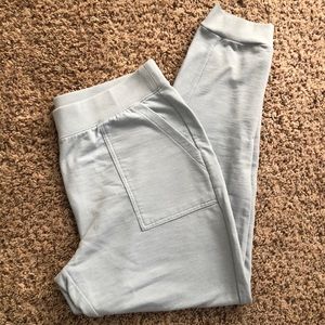Baby blue light weight jogger pants